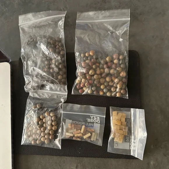 Assorted Semi Precious Bead Collection in Various Colors - Picture 2 of 3